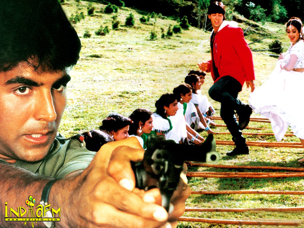 Akshay Kumar,sridevi - Sridevi Biwi Ka Jawab Nahi Movie - HD Wallpaper 