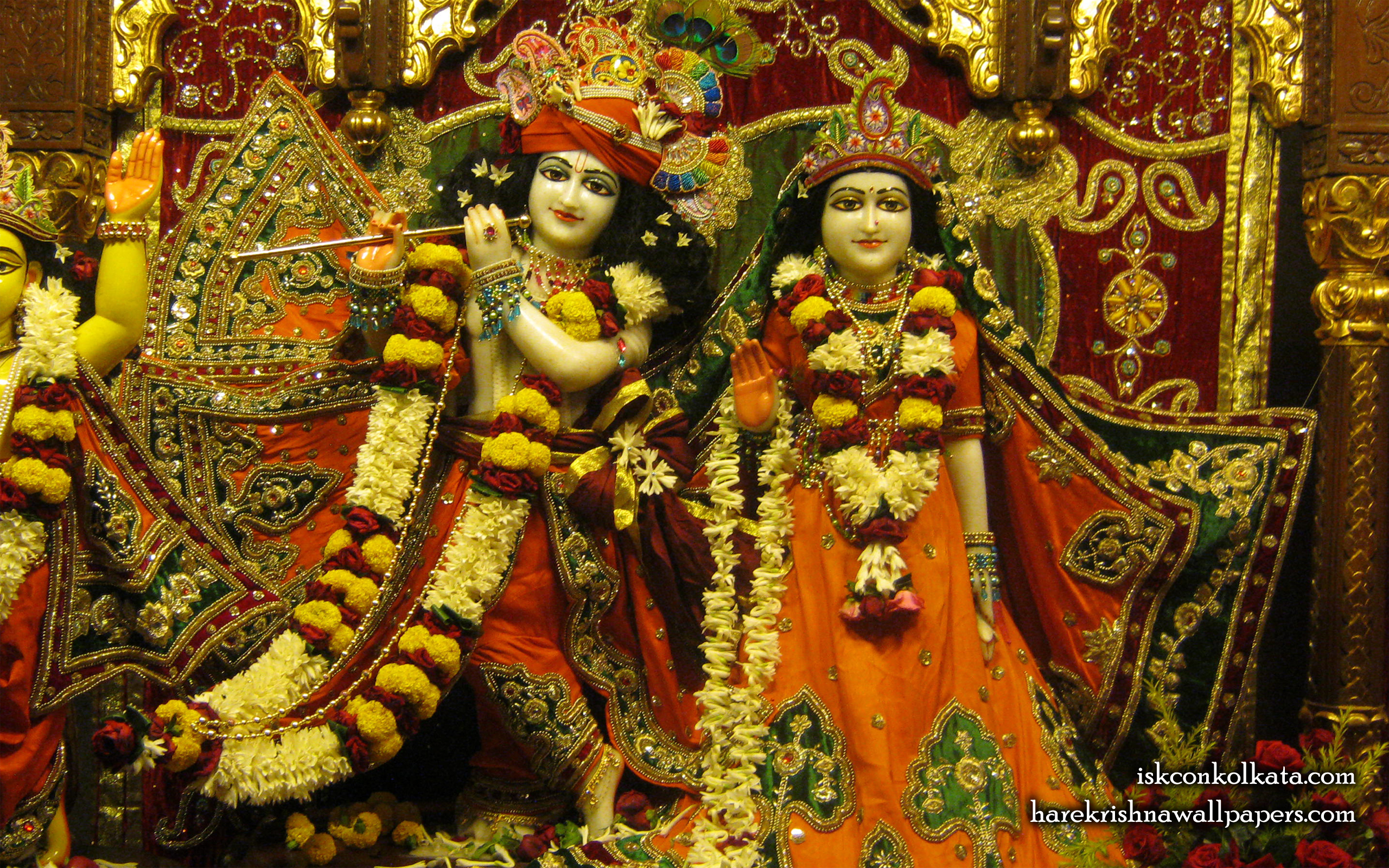 Sri Sri Radha Govinda Wallpaper Size Download - Radha Govind Wallpaper Hd - HD Wallpaper 