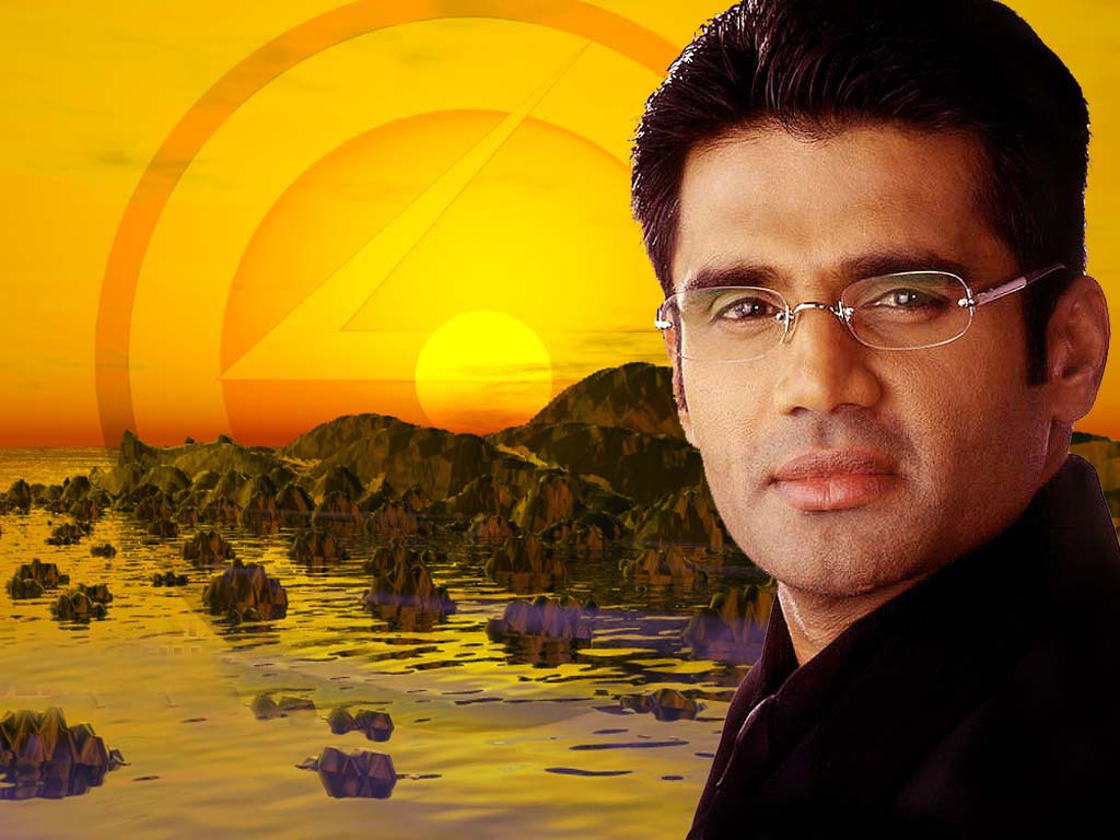 Sunil Shetty Face Hd - HD Wallpaper 