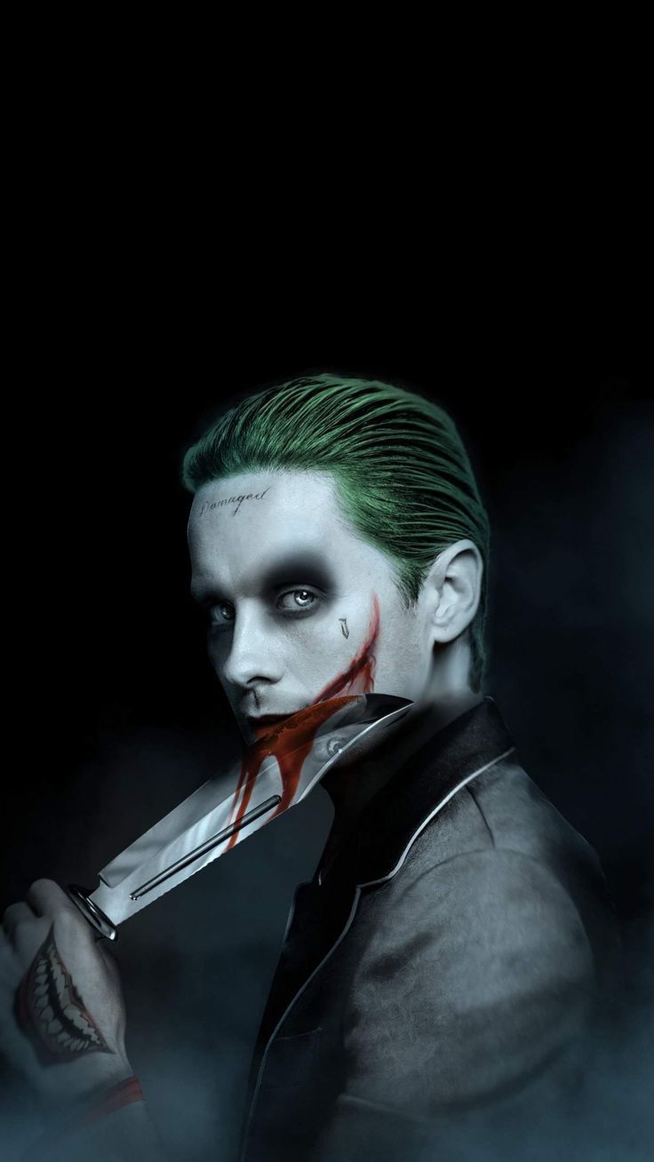 Joker Suicide Squad Fond Ecran - 736x1308 Wallpaper 