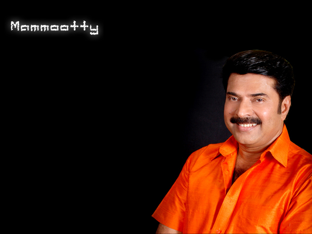 Mammootty New Wallpaper - Mammootty In Orange Shirt - HD Wallpaper 