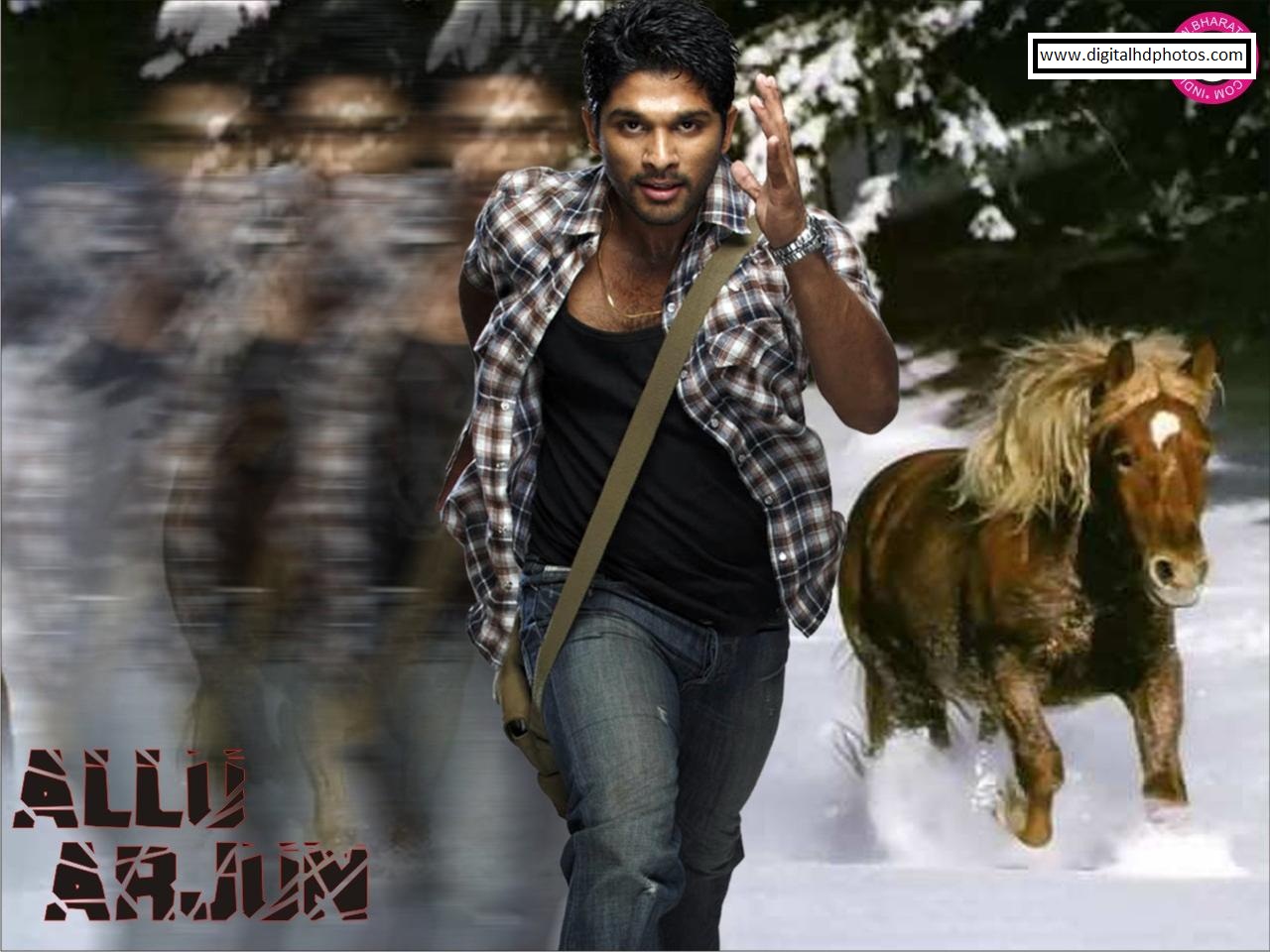 Allu Arjun - Allu Arjun In Parugu - HD Wallpaper 