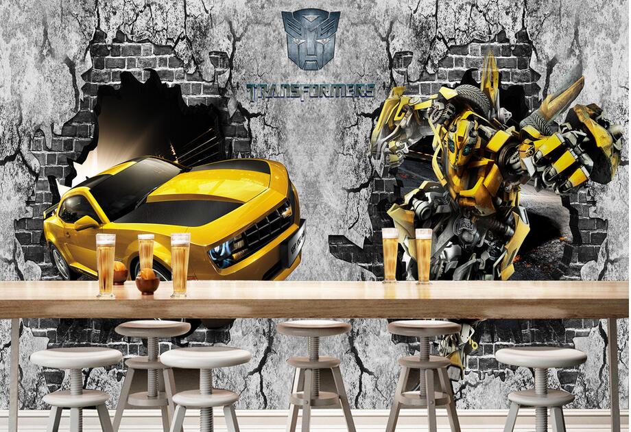 Wall Murals Transformers 3d - HD Wallpaper 