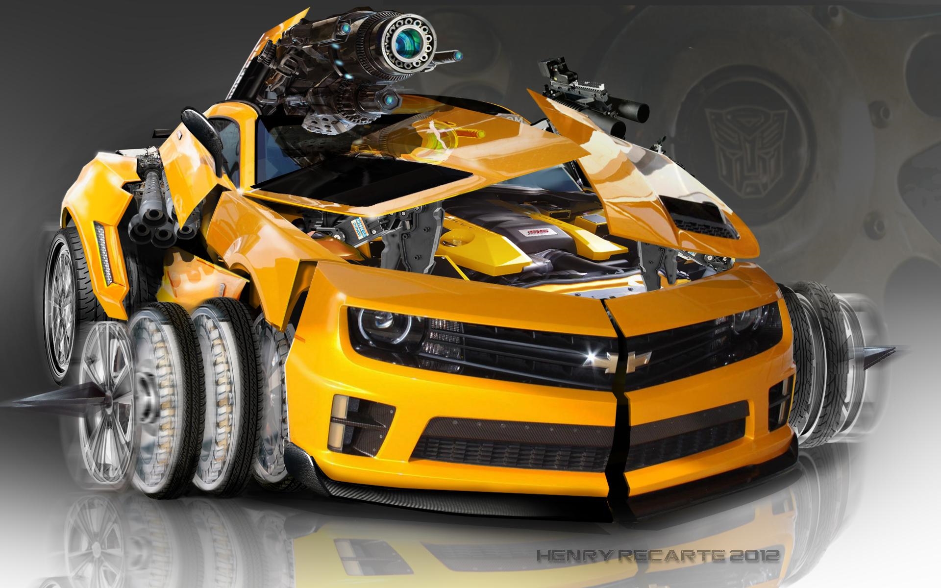 Bumble Bee Transformers Car Hd - Camaro Wallpaper Bumblebee - HD Wallpaper 