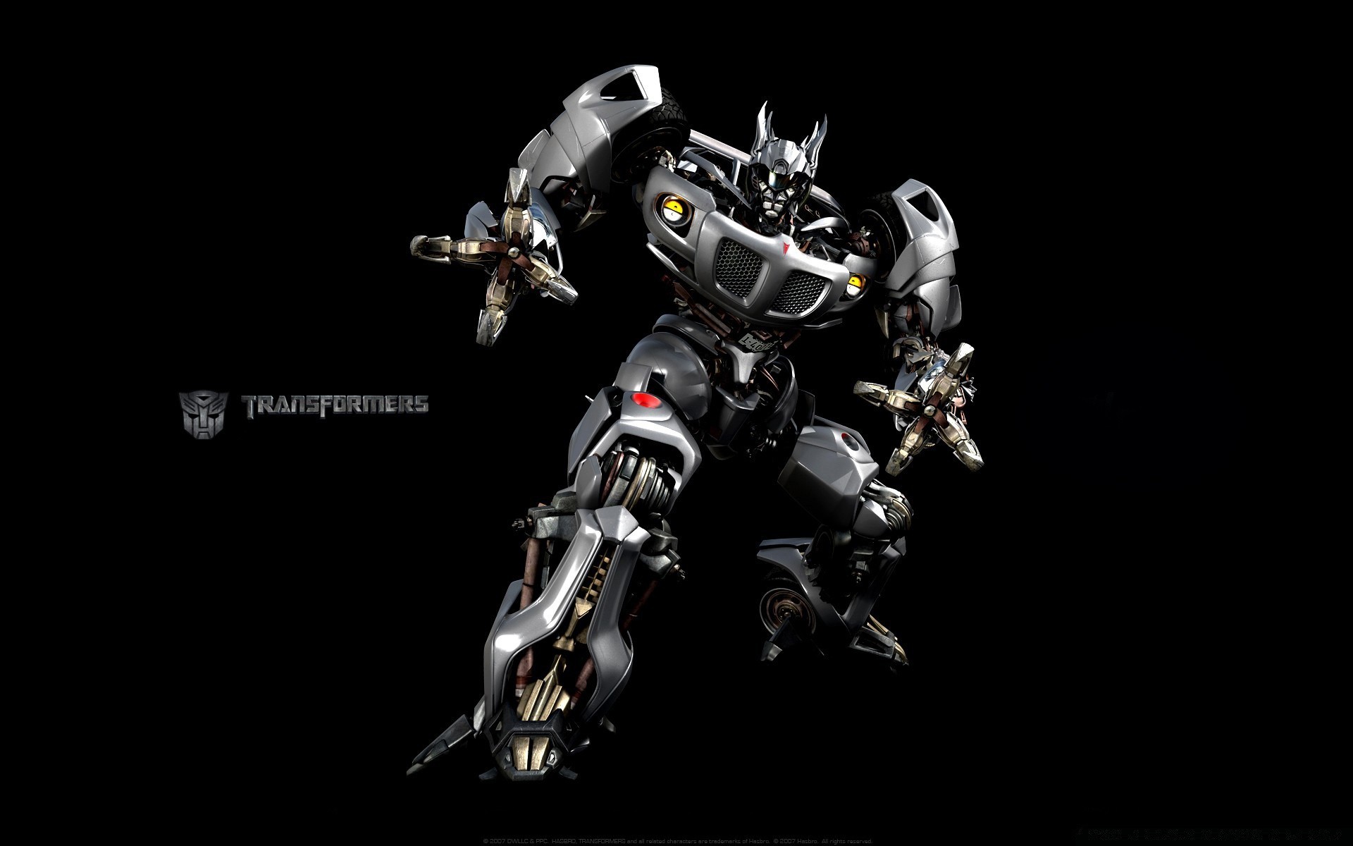 Transformers Science Robot Futuristic Cyborg Chrome - Jazz Transformers - HD Wallpaper 