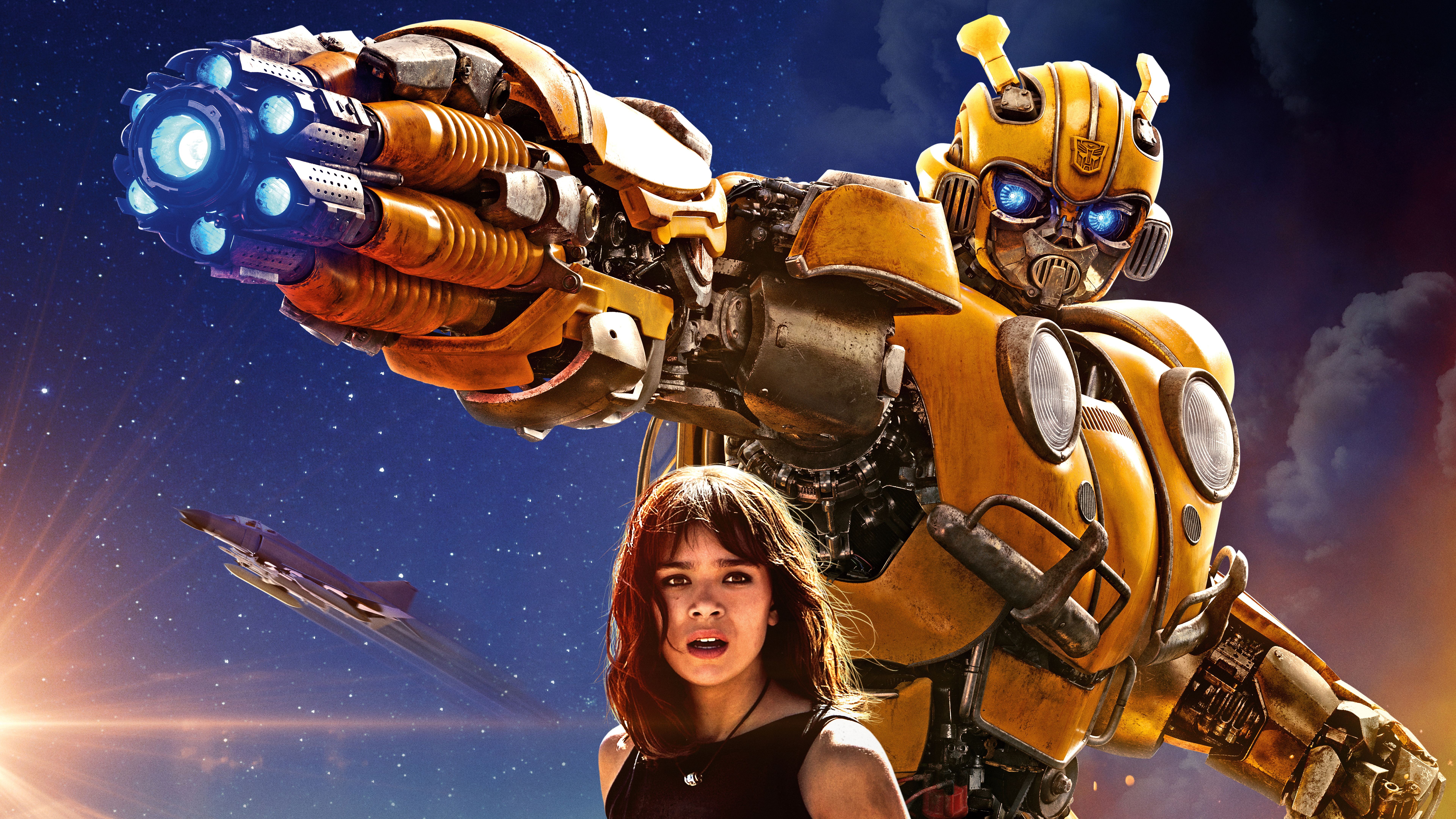 Hailee Steinfeld With Bumblebee - HD Wallpaper 