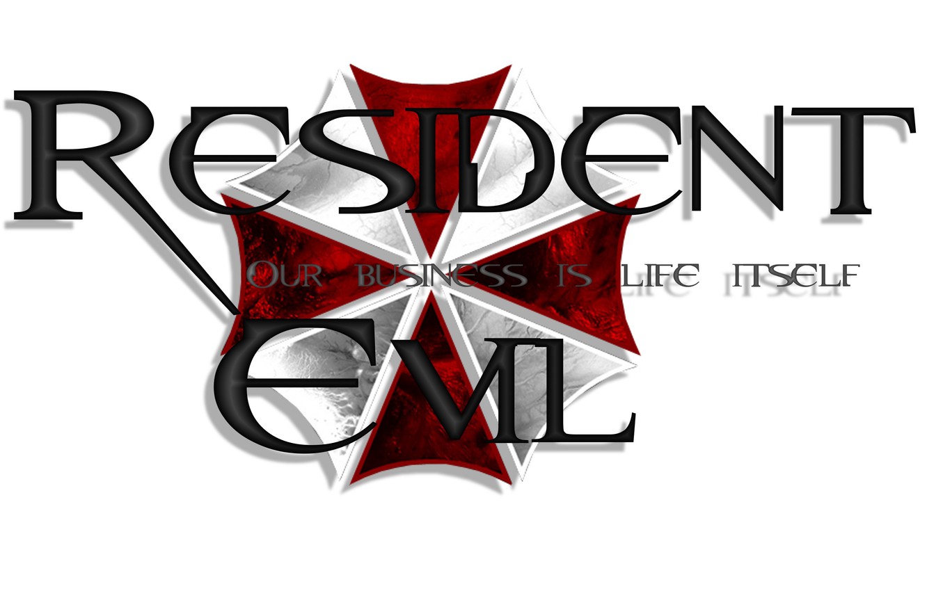 Photo Wallpaper Cinema, Logo, Game, Resident Evil, - Resident Evil Logo Umbrella - HD Wallpaper 