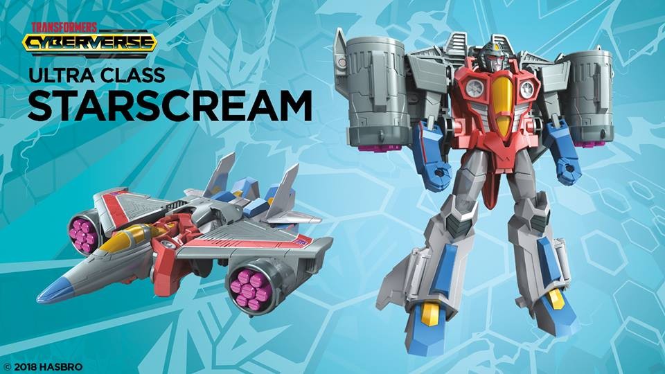 New Transformers Cyberverse Reveals With Warrior Bumblebee - Transformers Cyberverse Ultra Class Starscream - HD Wallpaper 