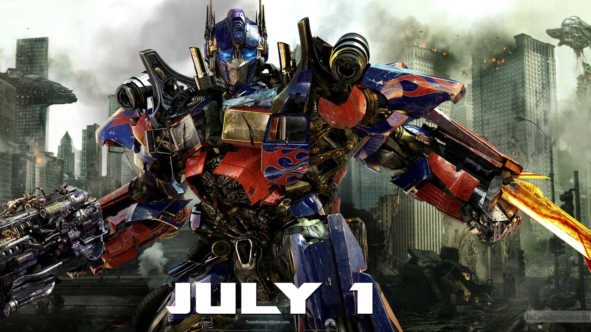 Optimus Prime Dark Of The Moon Movie - HD Wallpaper 