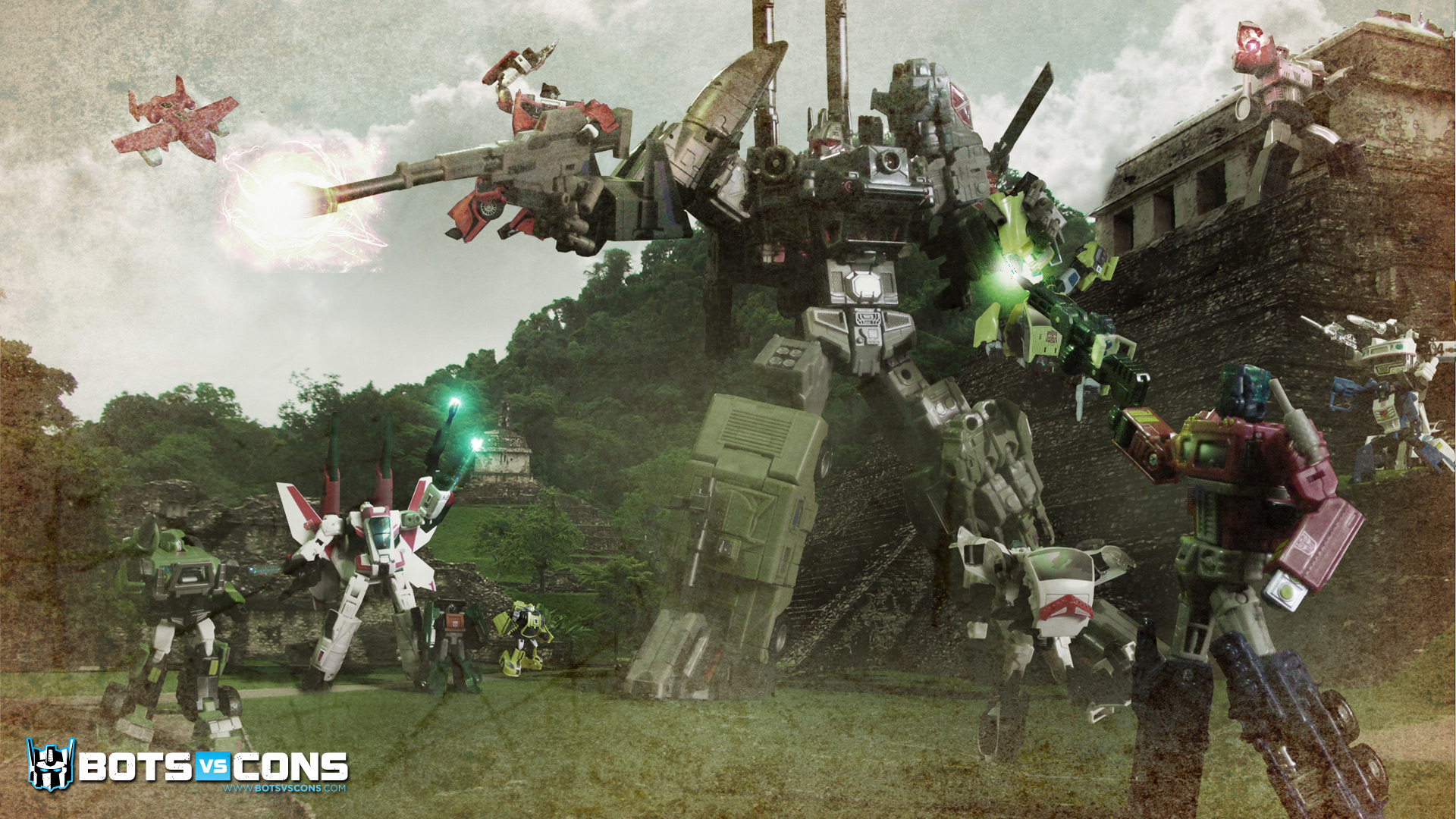 Battling Bruticus Wallpaper - Transformers Bruticus - HD Wallpaper 