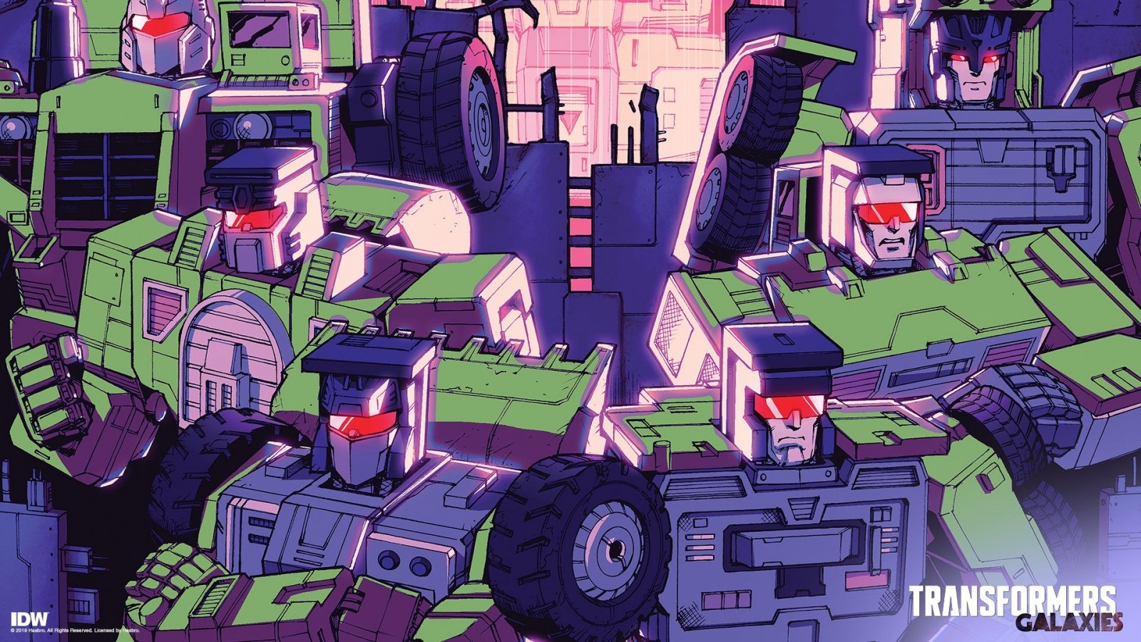 Idw Transformers Galaxies Constructicons Rising Exclusive - Transformers Galaxies Constructicons Rising - HD Wallpaper 
