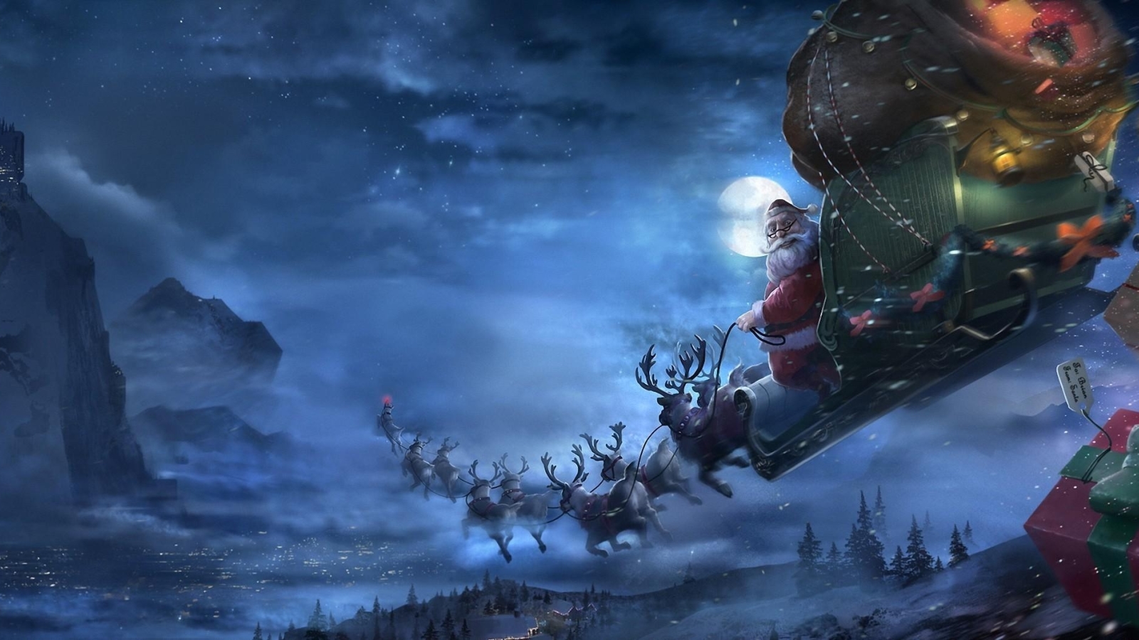 Santa Claus Wallpapers Pc - HD Wallpaper 