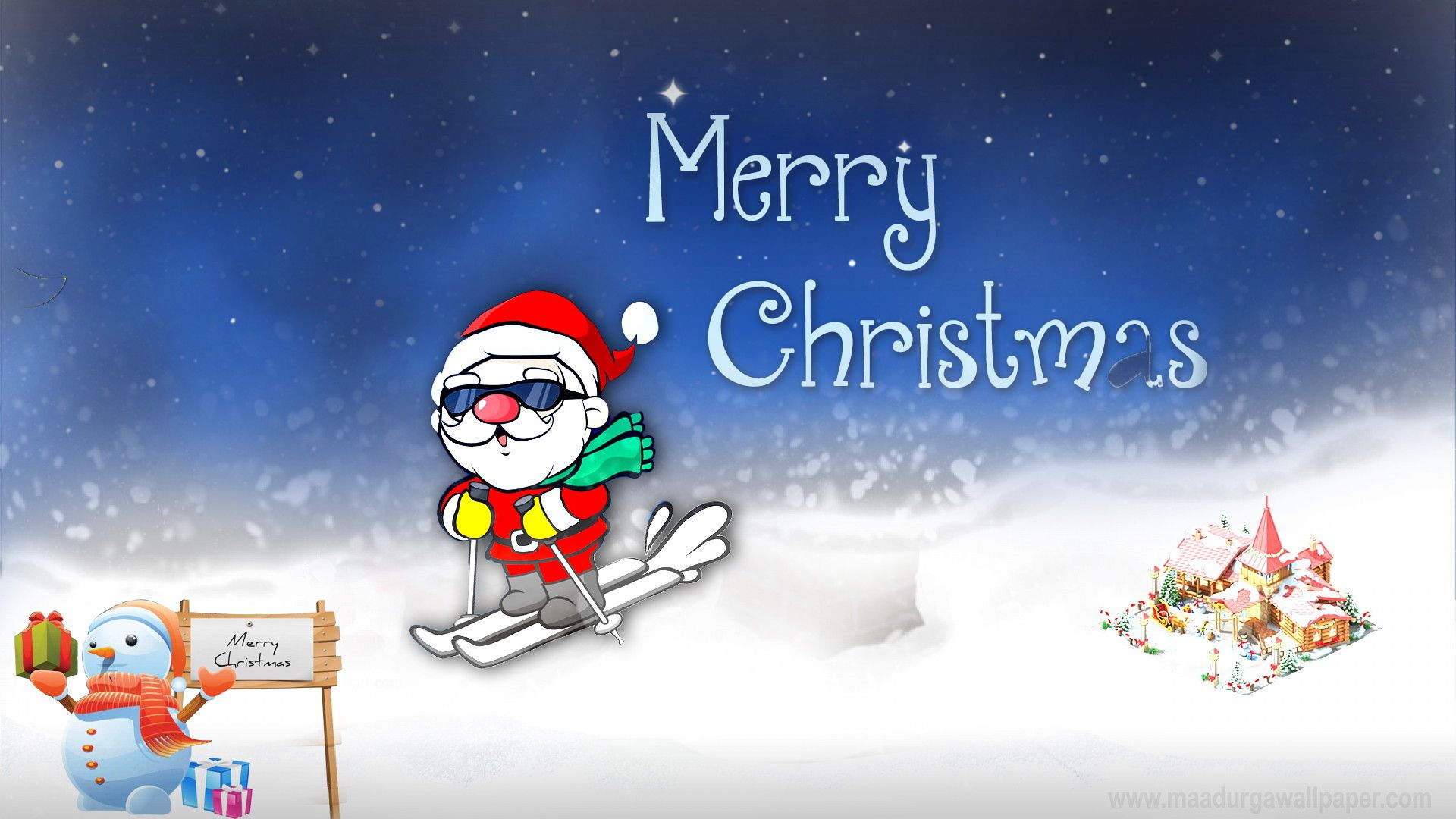 Merry Christmas Hd - HD Wallpaper 