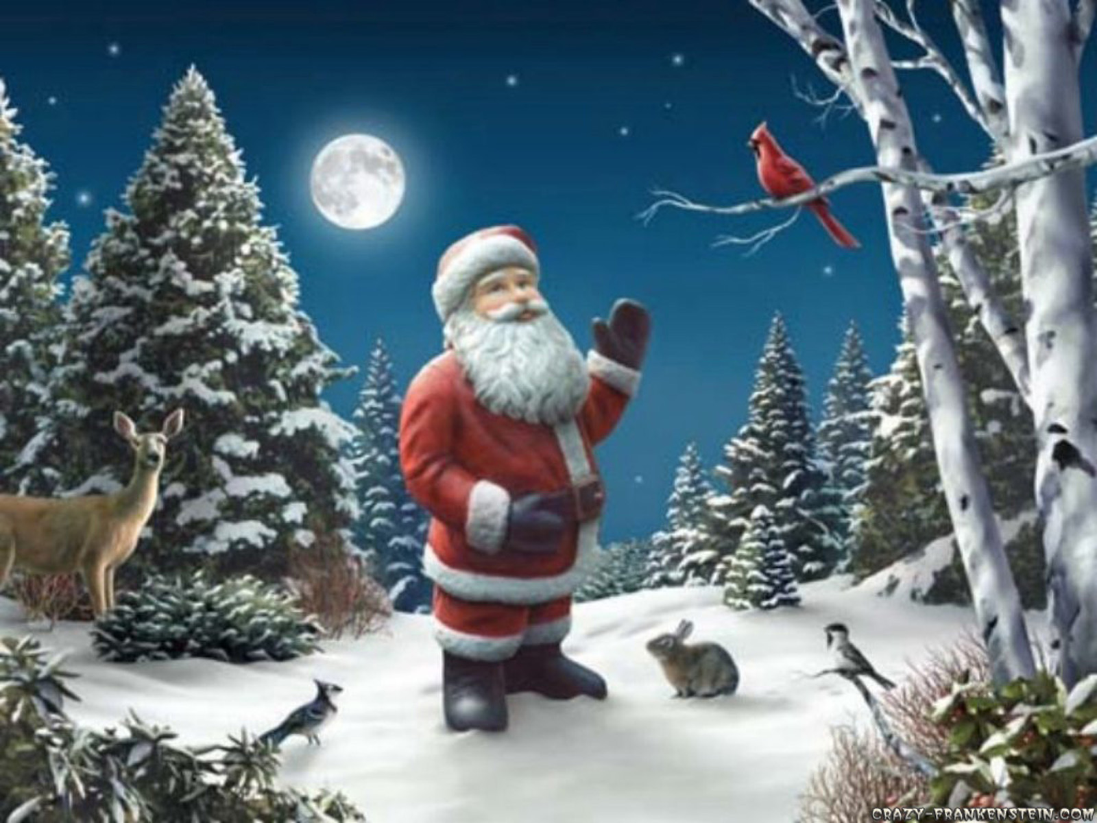 Santa Claus Images Hd - HD Wallpaper 