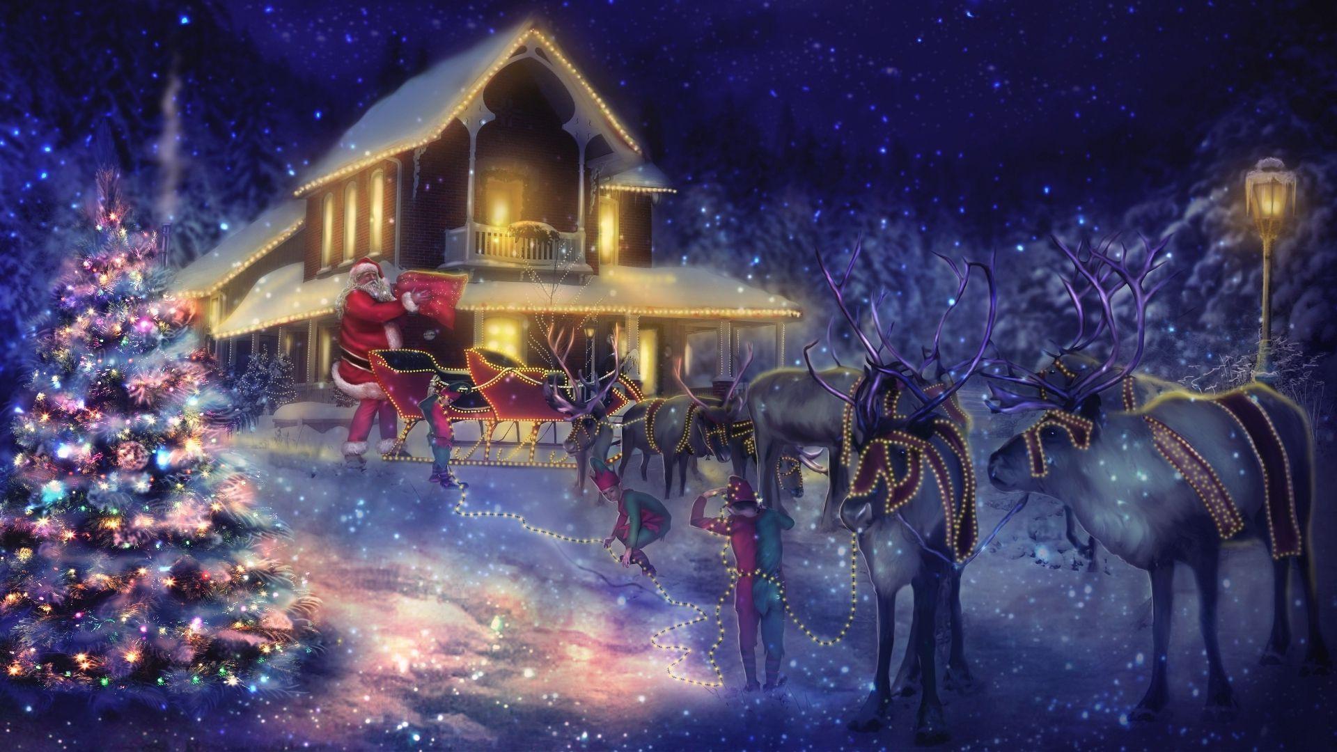 Santa Packing The Sleigh 安室 奈美恵 Christmas Wish 歌詞 19x1080 Wallpaper Teahub Io