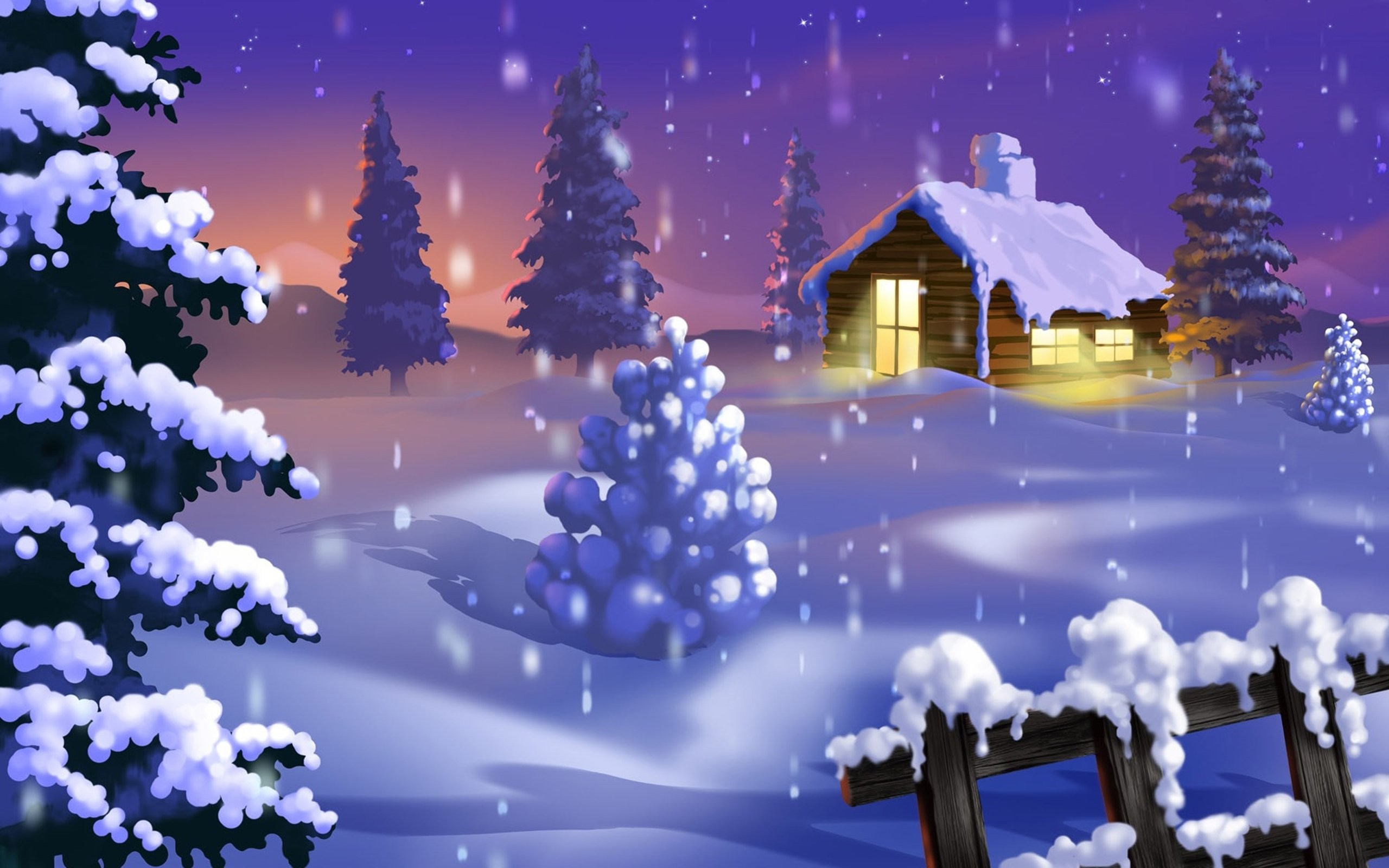 Happy Winter Season Wishes - HD Wallpaper 