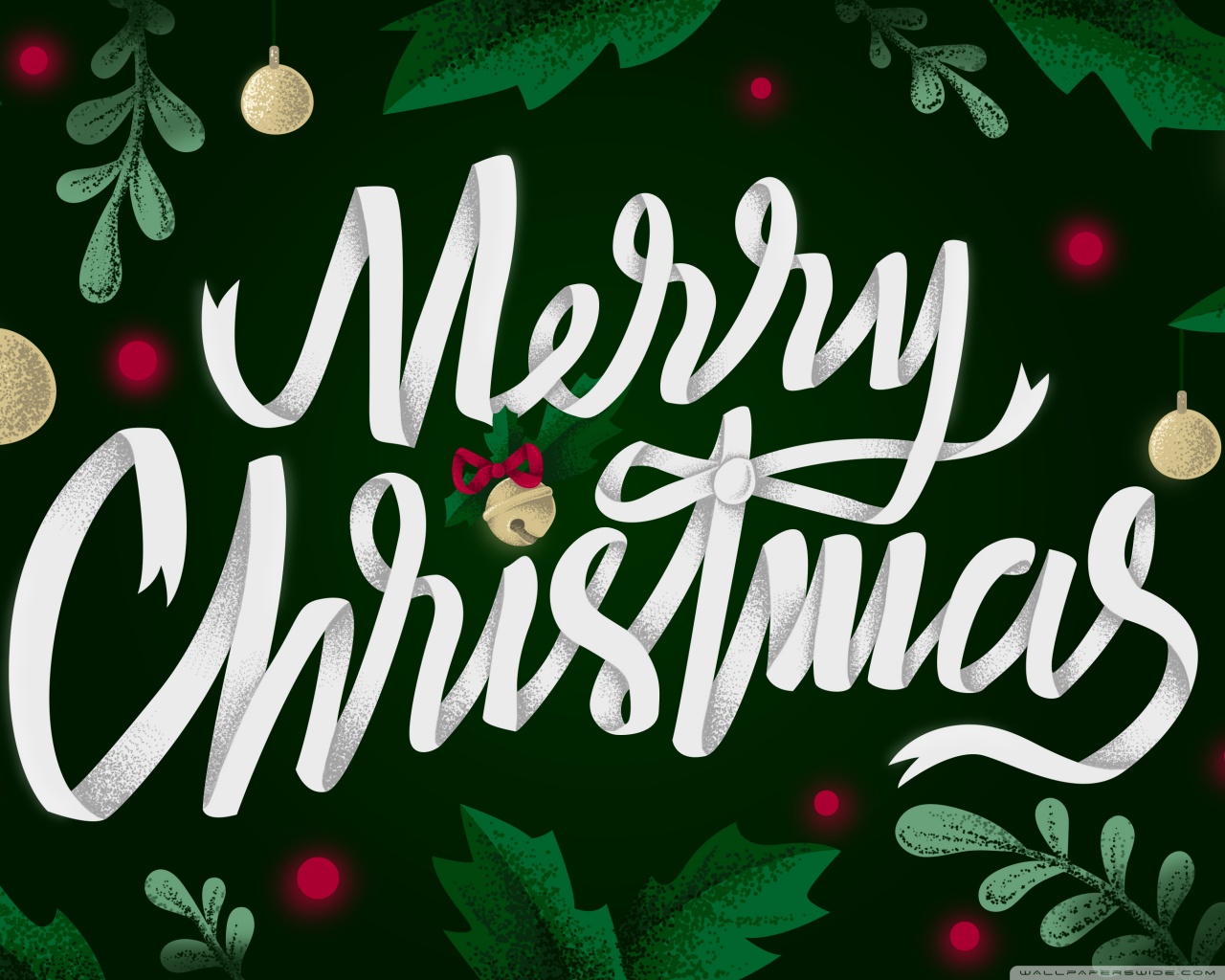 Cute Calligraphy Christmas Computer - HD Wallpaper 