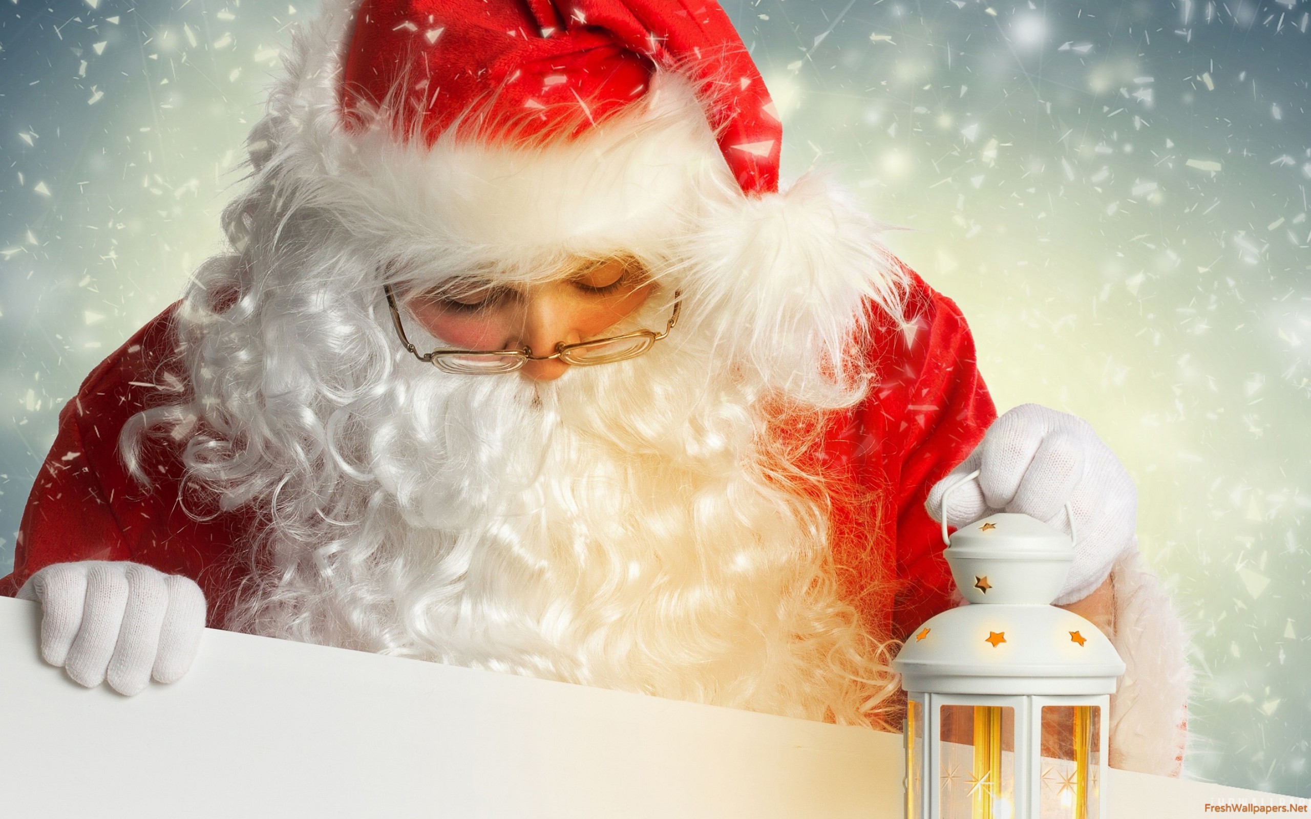 Santa Claus Banner - HD Wallpaper 