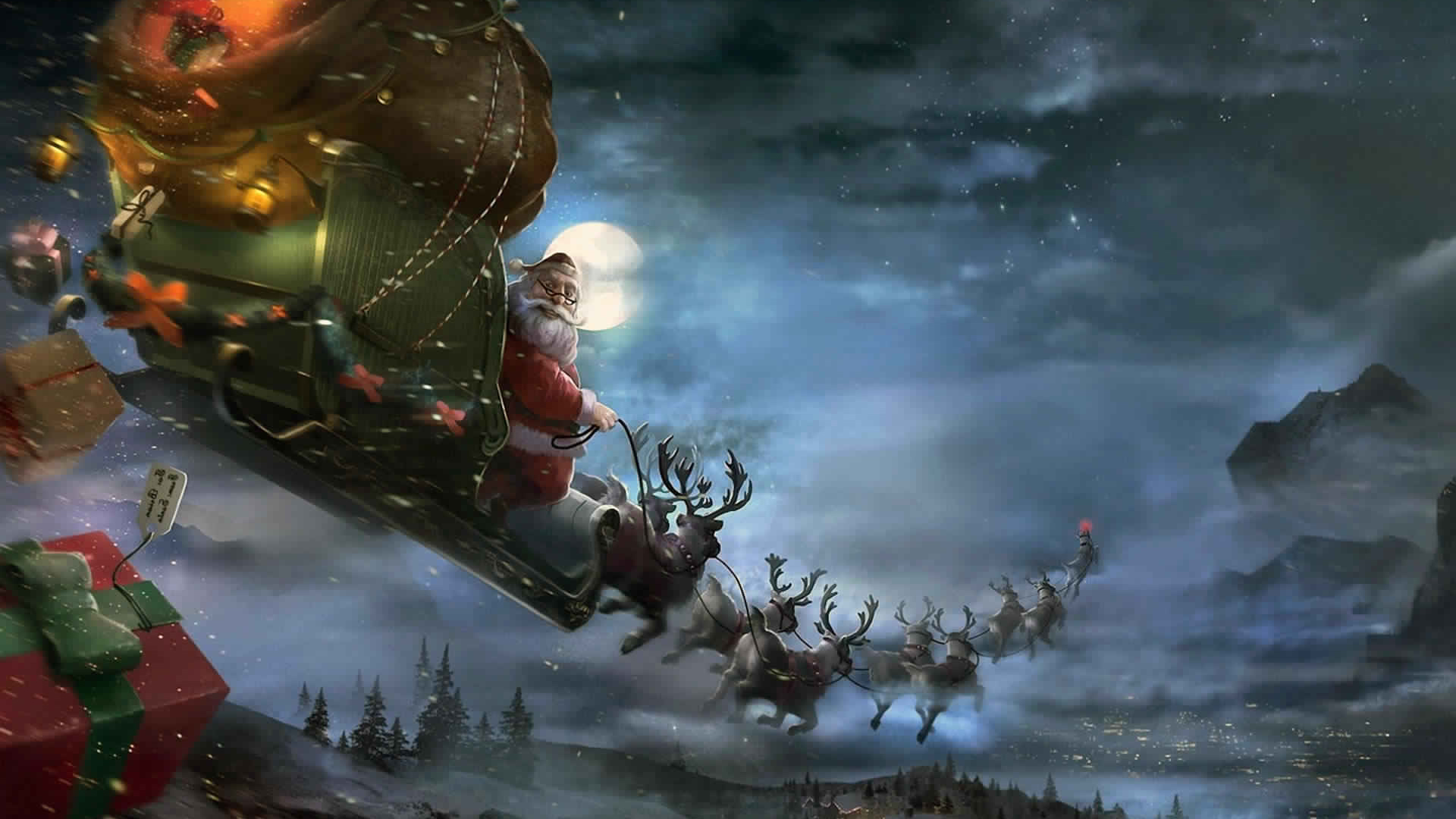 Download Free Santa Claus Desktop Wallpaper - Santa Wild Hunt
