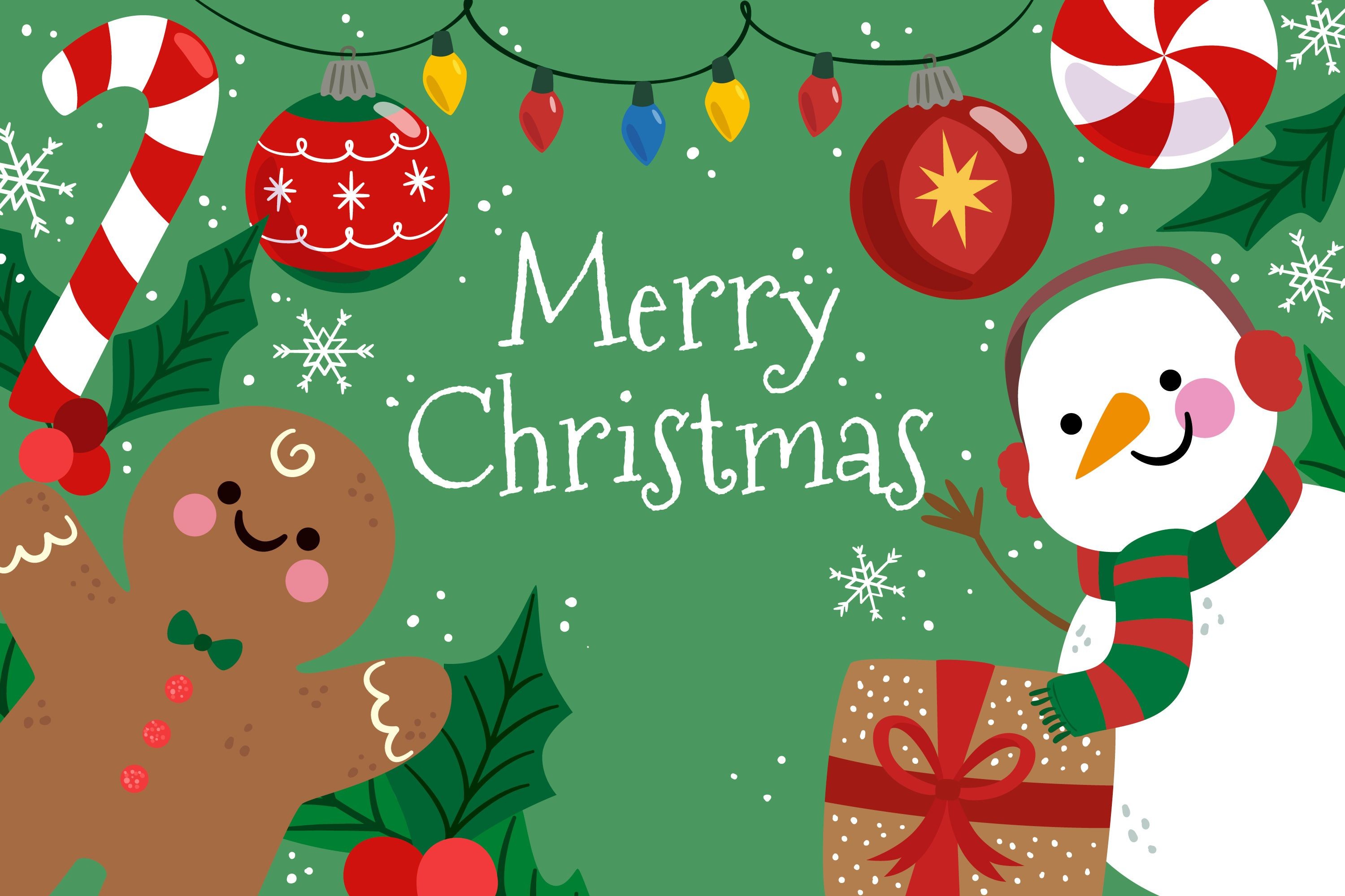 Happy Marry Christmas Greeting Wishes 
 Data Src Beautiful - Cute Christmas Wallpaper Clipart - HD Wallpaper 