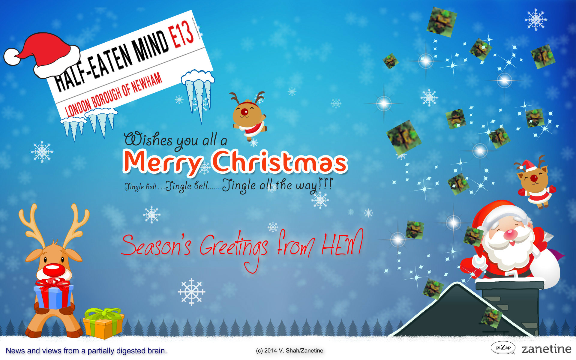 Jingle Bell Merry Christmas - HD Wallpaper 