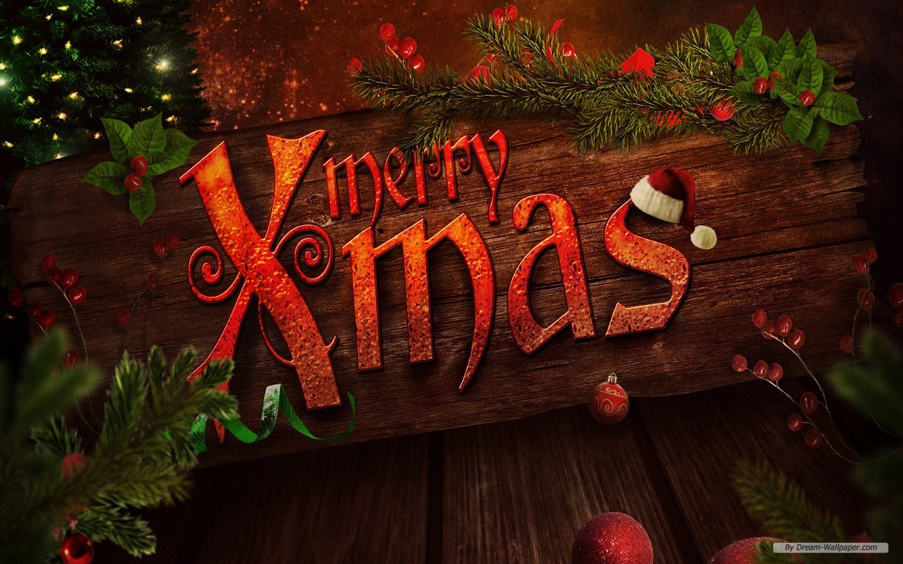 Free Holiday Wallpaper - Merry Xmas Hd - HD Wallpaper 