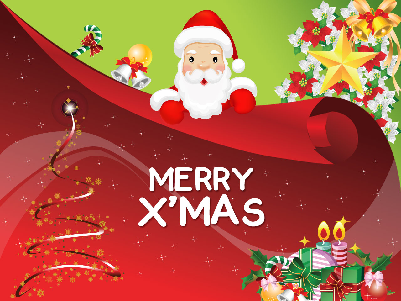 Greeting Happy X Mas - HD Wallpaper 