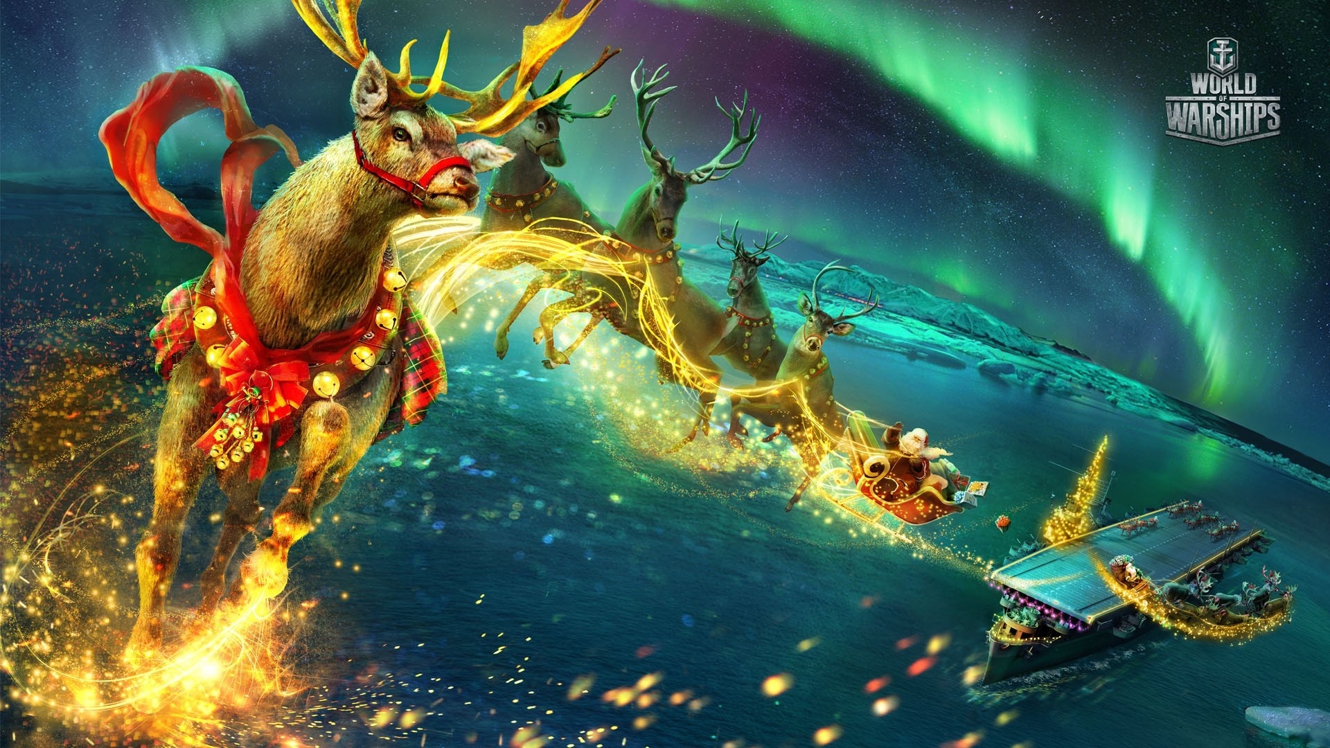 100% Quality Hd Creative Reindeer Pictures, 1920x1080, - HD Wallpaper 