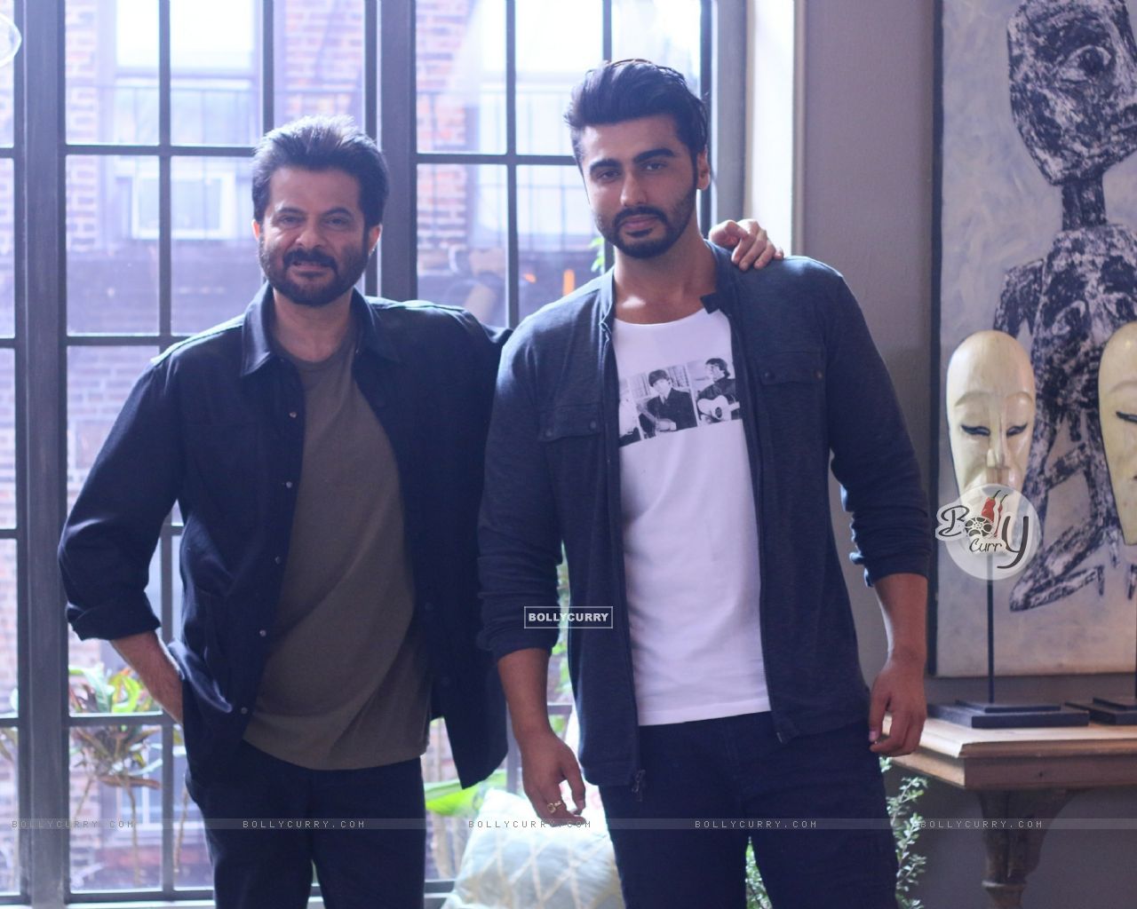 Anil Kapoor With Arjun Kapoor Size - Arjun Kapoor With Anil Kapoor - HD Wallpaper 