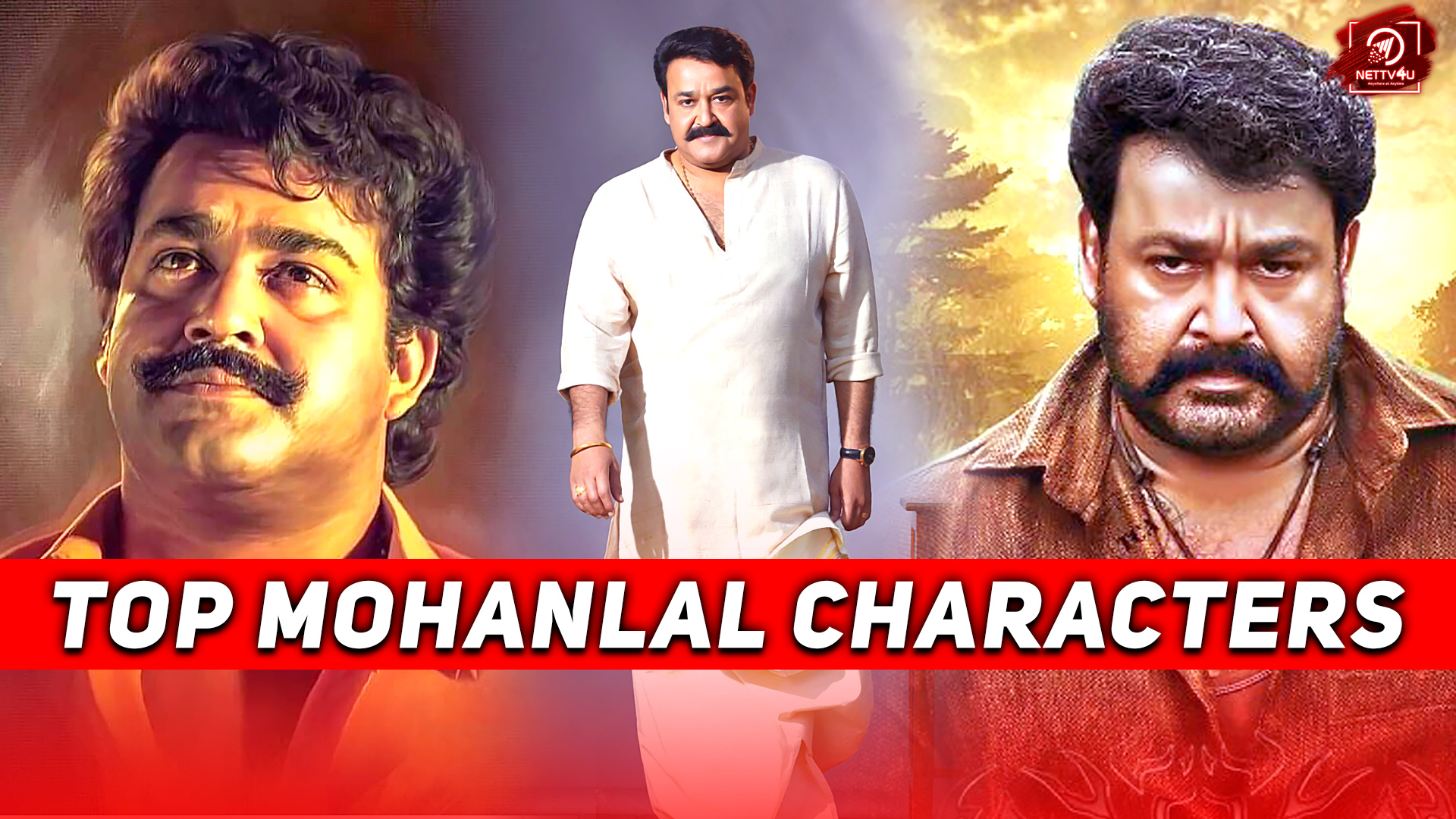 Top 10 Mohanlal Characters In The Malayalam Film Malayalam - Mohanlal - HD Wallpaper 