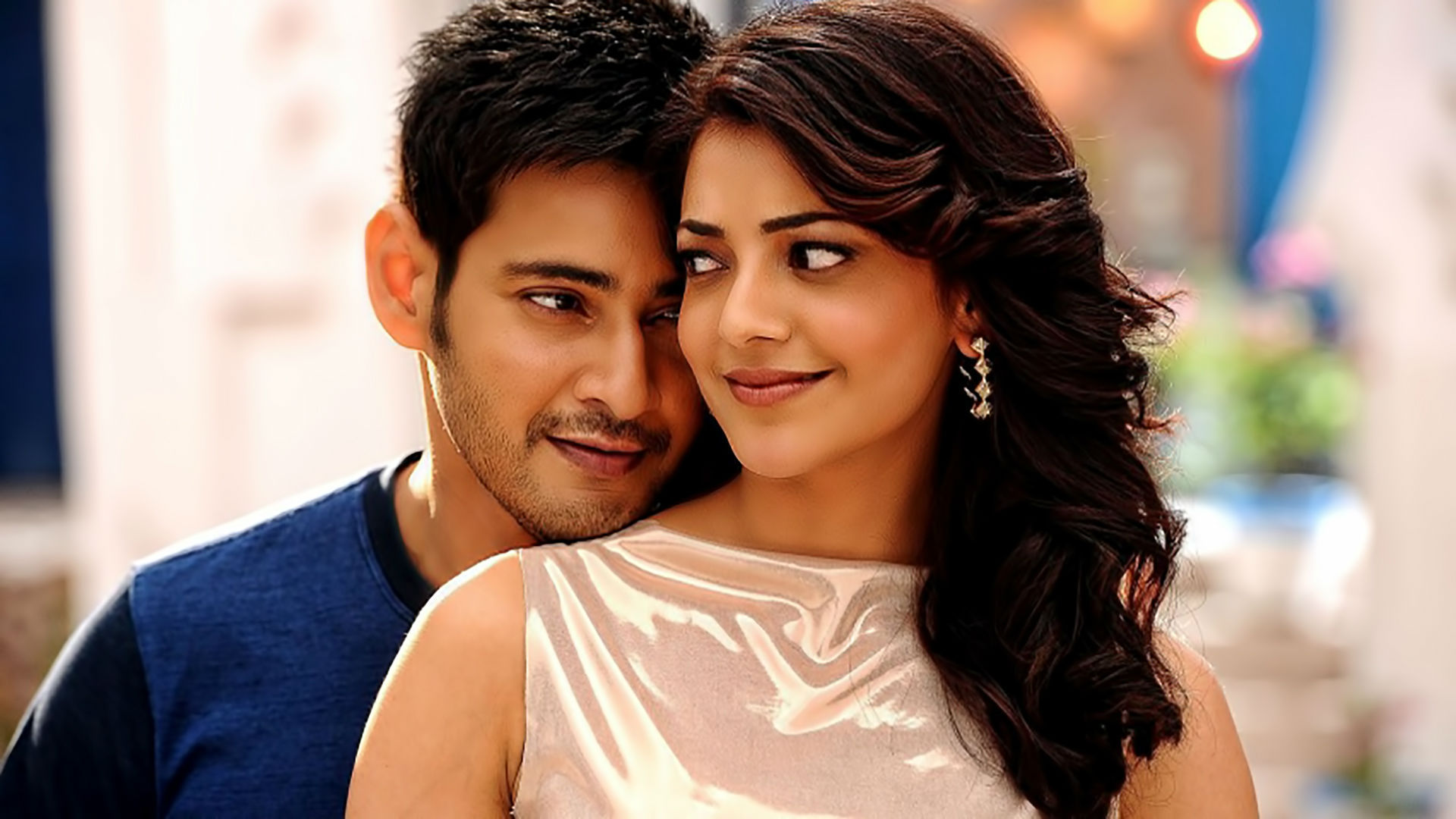 Mahesh Babu Wallpaper - Mahesh Babu And Kajal Aggarwal - HD Wallpaper 