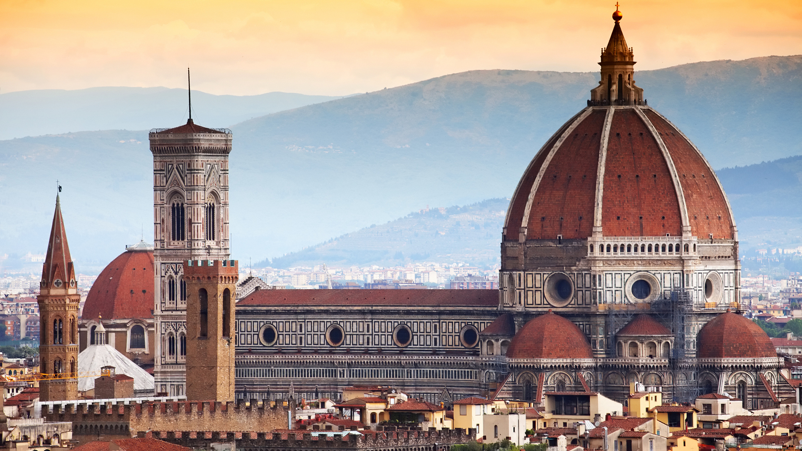 Italy, Firenze, Florence, La Cattedrale Di Santa Maria - Duomo Di Santa Maria Del Fiore - HD Wallpaper 