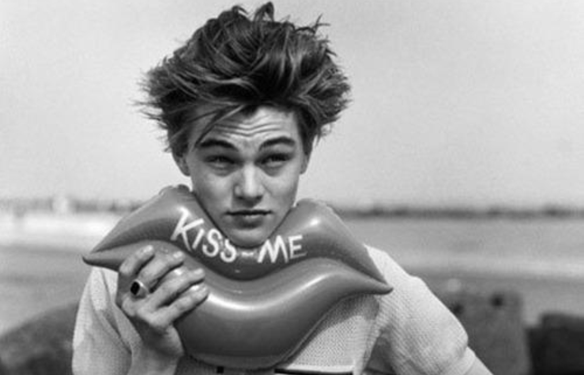 Beautiful, Black And White And Boy - Young Leonardo Dicaprio - HD Wallpaper 