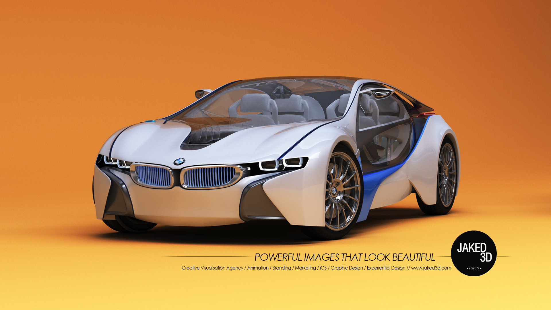 3d Car - HD Wallpaper 