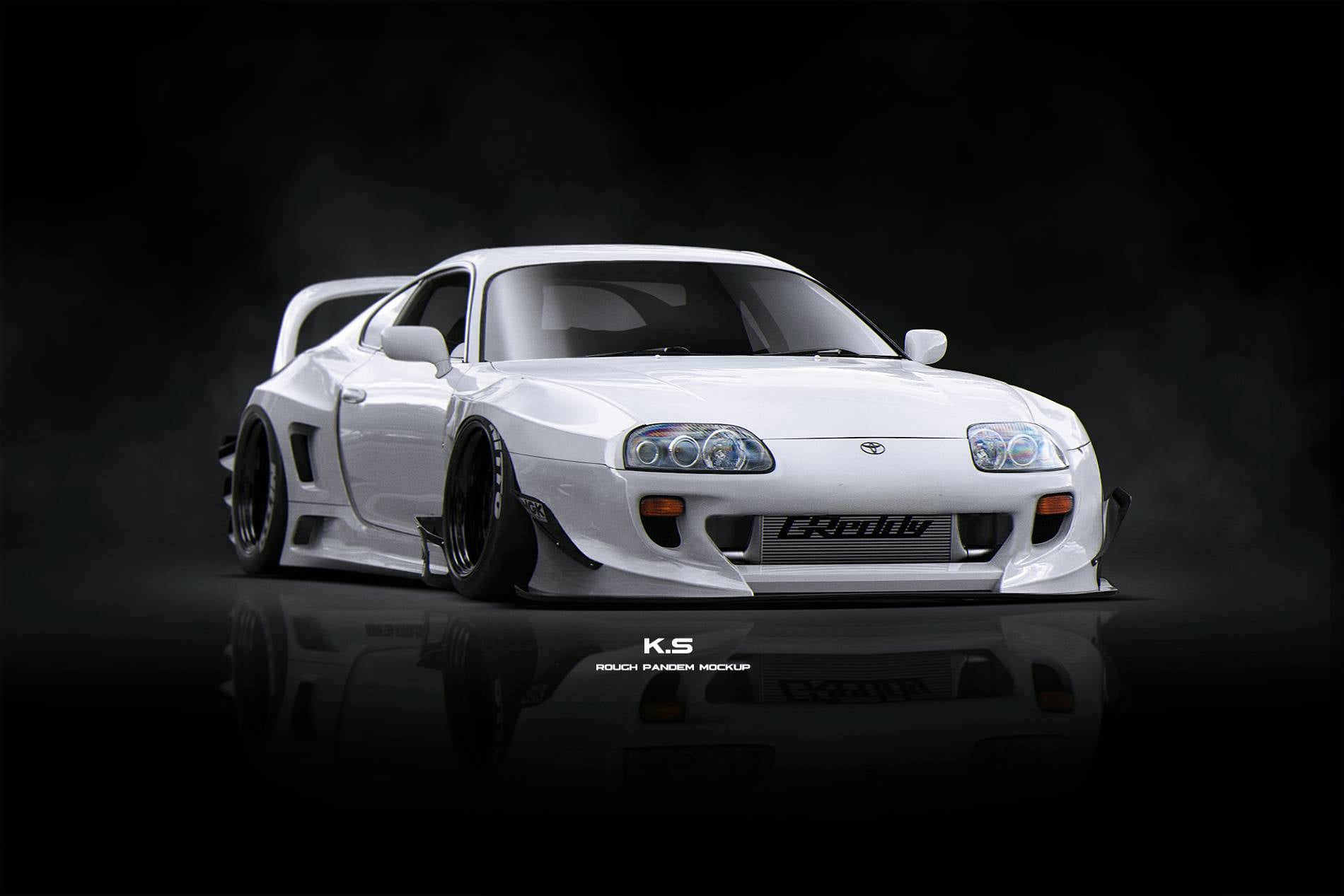 Old Toyota Supra Wide Body - HD Wallpaper 