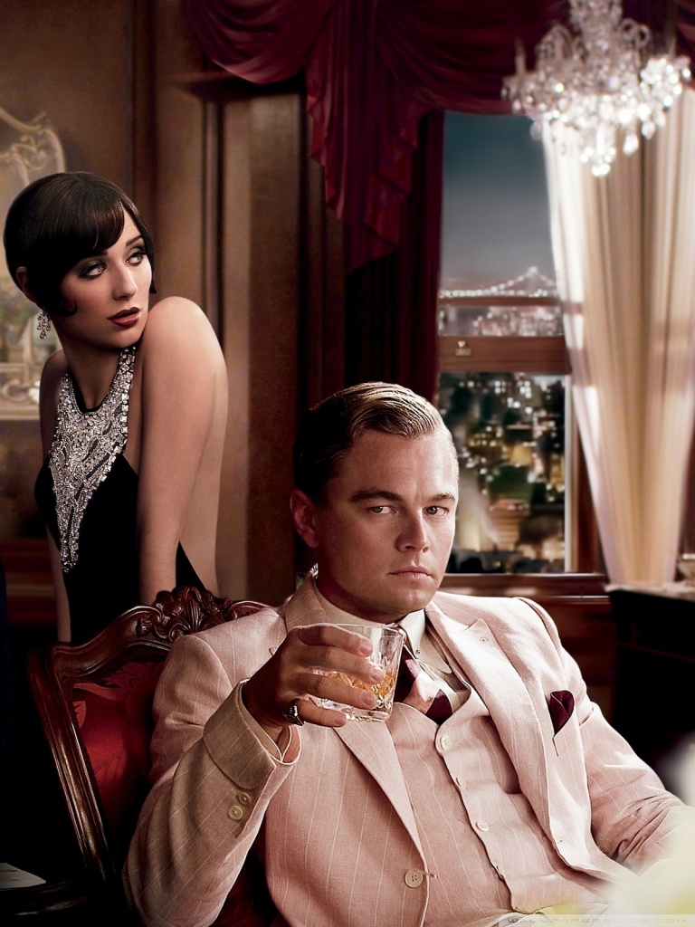 Great Gatsby Leonardo Di Caprio - HD Wallpaper 