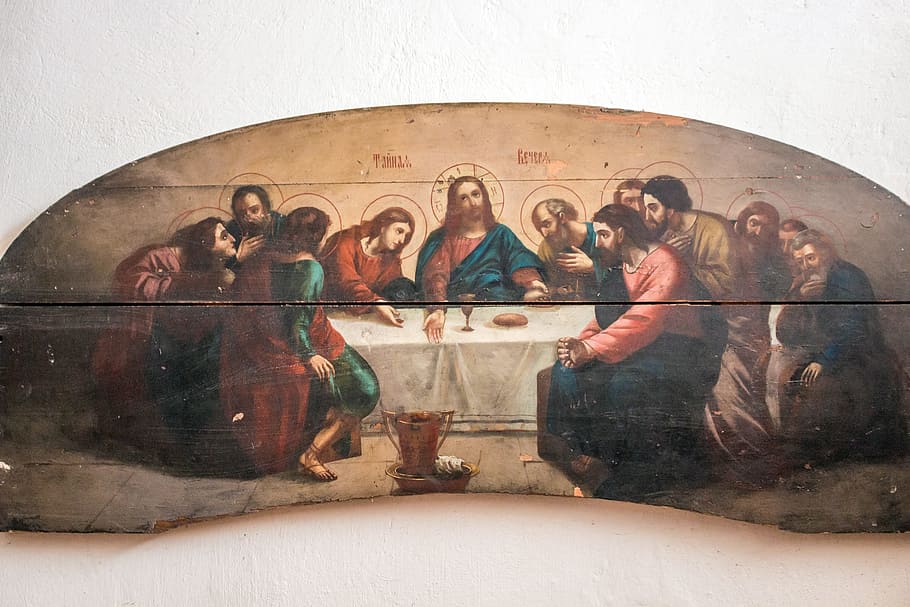 The Last Supper Painting, Russia, Borovsk, Old Town, - Christianity - HD Wallpaper 