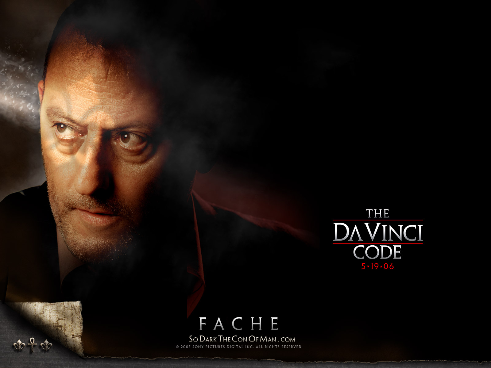 Jean Reno Da Vinci Code - HD Wallpaper 