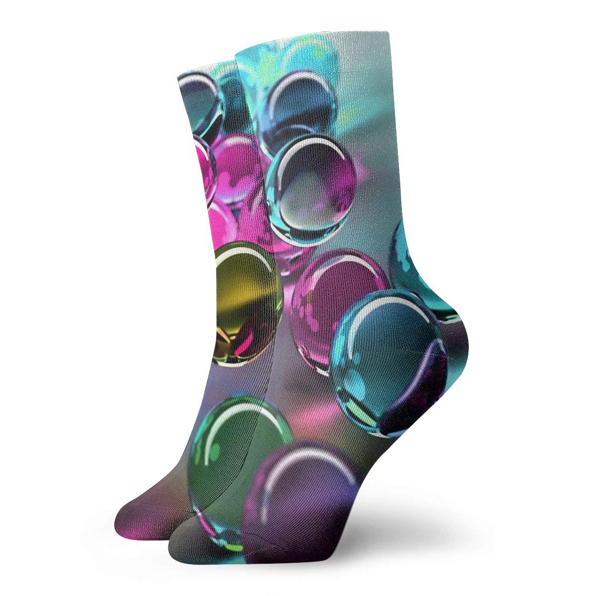 Unisex Cute Funny Casual Cotton Crew 3d Print Colorful - Sock - HD Wallpaper 