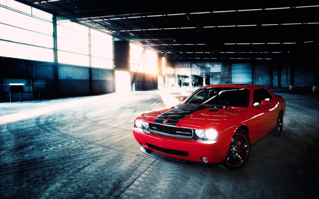 Dodge Challenger Srt Red Pic Hwb15093 - Dodge Challenger Wallpaper Red - HD Wallpaper 