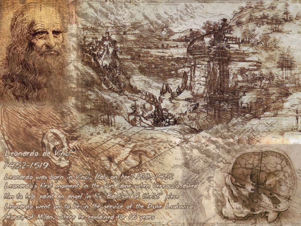 Leonardo Da Vinci Wallpaper By Musoka-kun On Deviantart - Leonardo Da Vinci Computer Background - HD Wallpaper 