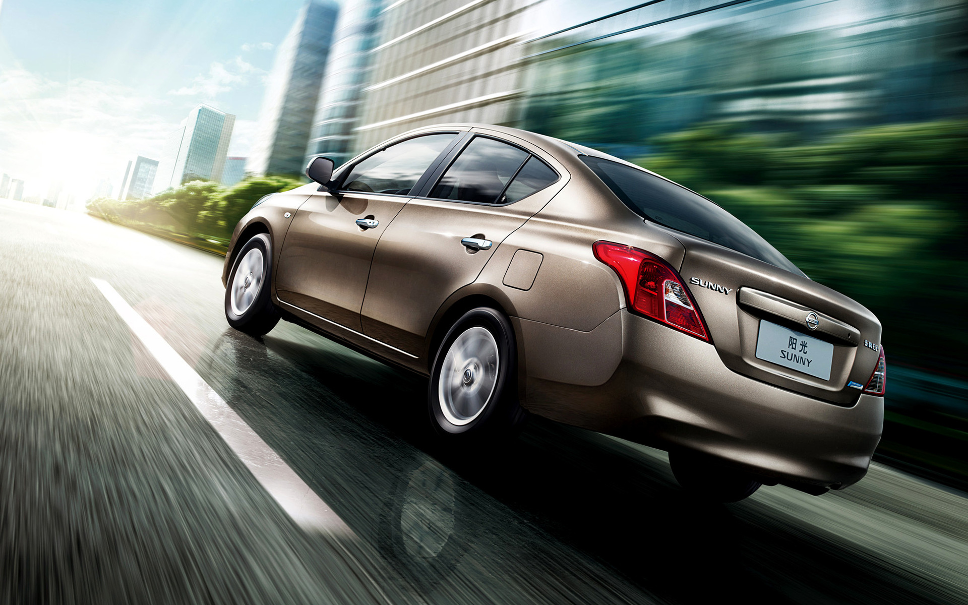 Nissan Sunny 2012 Netcarshow - HD Wallpaper 