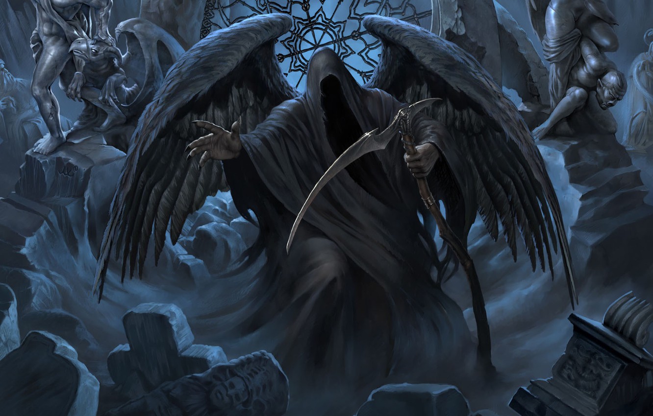 Photo Wallpaper Braid, The Angel Of Death, Leo Hao, - Blind Guardian - HD Wallpaper 