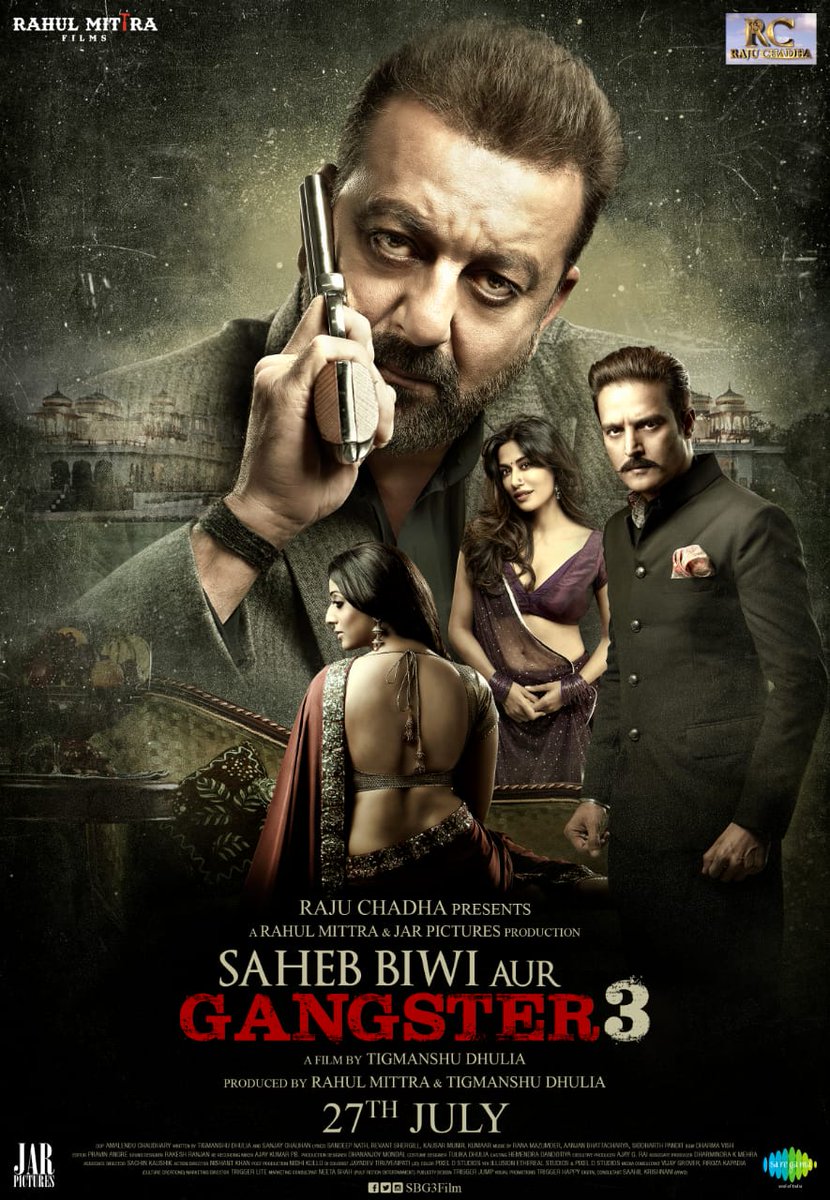 Saheb Biwi Aur Gangster 3 2018 - HD Wallpaper 
