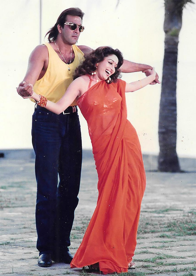 Madhuri Dixith And Sanjay Dutt Affair - HD Wallpaper 