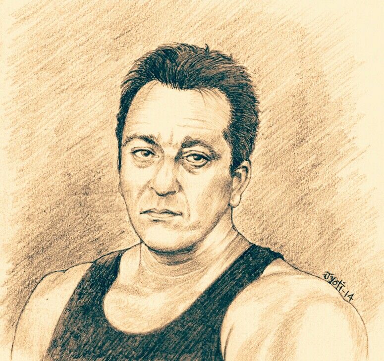 Sketch Sanjay Dutt Drawing - HD Wallpaper 