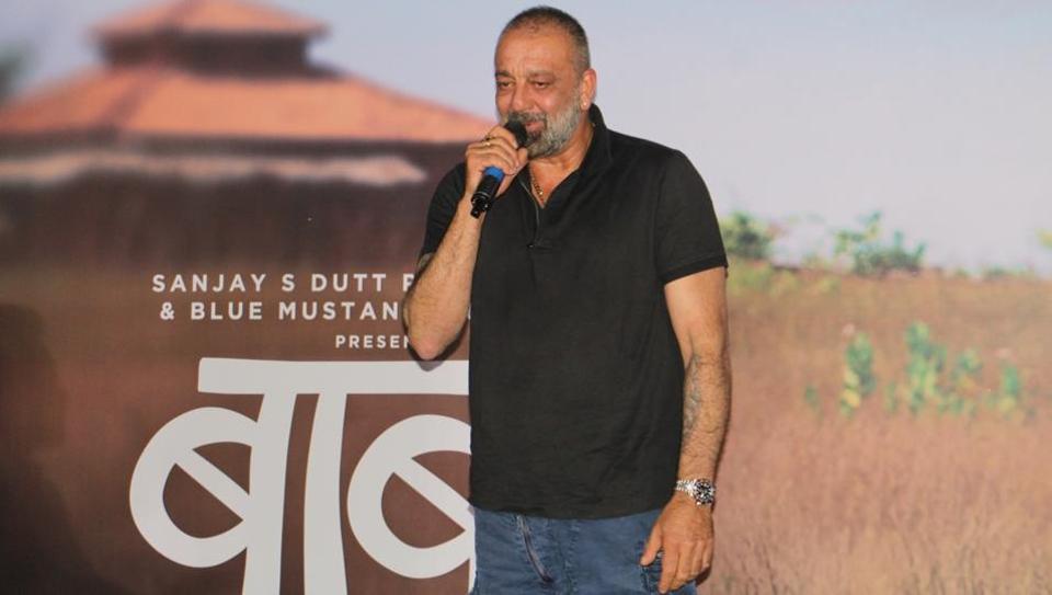 Sanjay Dutt At The Trailer Launch Of Marathi Film, - Sanjay Dutt Baba Trailer Launch - HD Wallpaper 