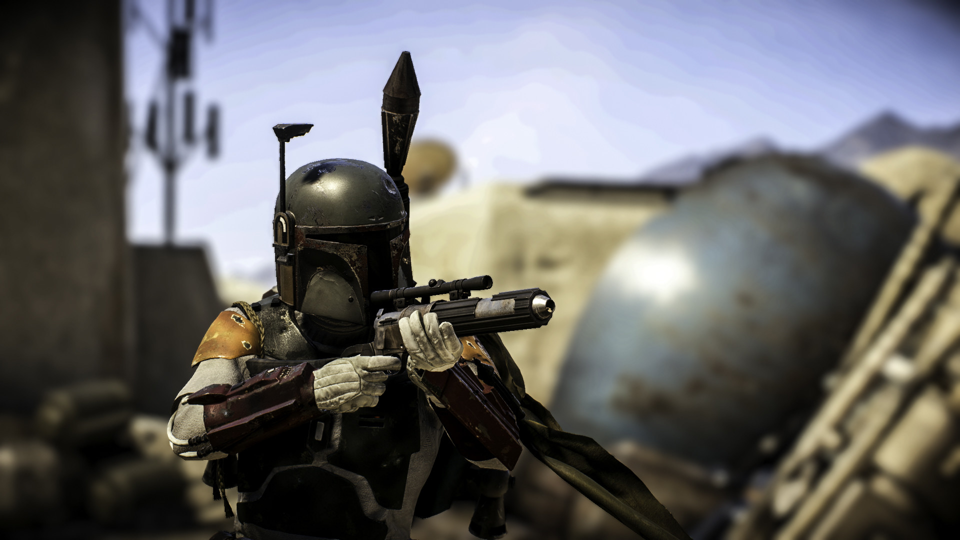 Star Wars Battlefront 2 Wallpaper Boba Fett - HD Wallpaper 