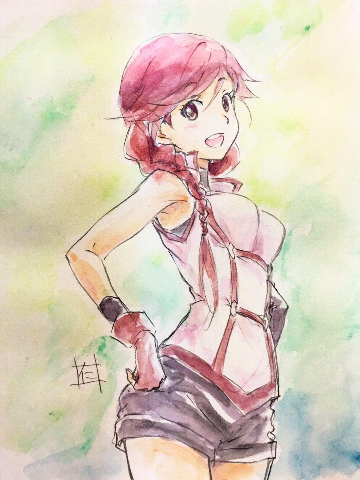 Hai To Gensou No Grimgar - Hai To Gensou No Grimgar Yume Drawing - HD Wallpaper 