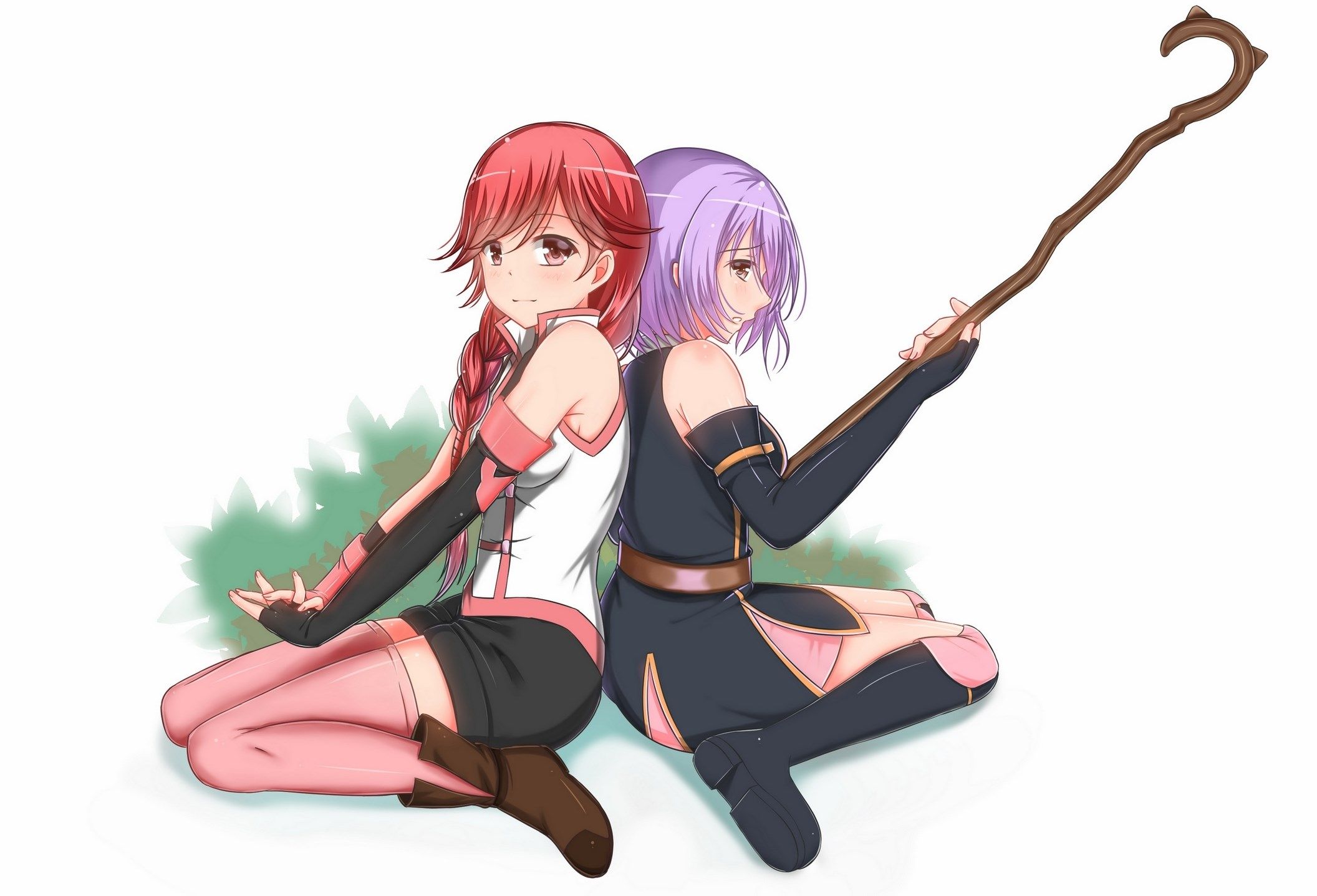 Grimgar Of Fantasy And Ash Shihoru And Yume - HD Wallpaper 